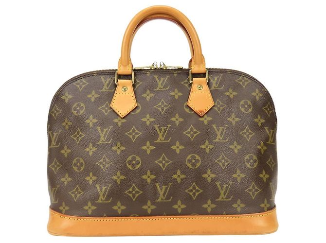 Borsa Louis Vuitton Monogram Alma Marrone - vista 2
