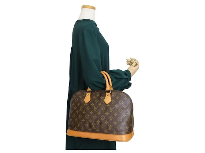 Borsa Louis Vuitton Monogram Alma Marrone - vista 28