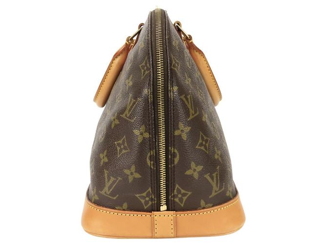Borsa Louis Vuitton Monogram Alma Marrone - vista 3