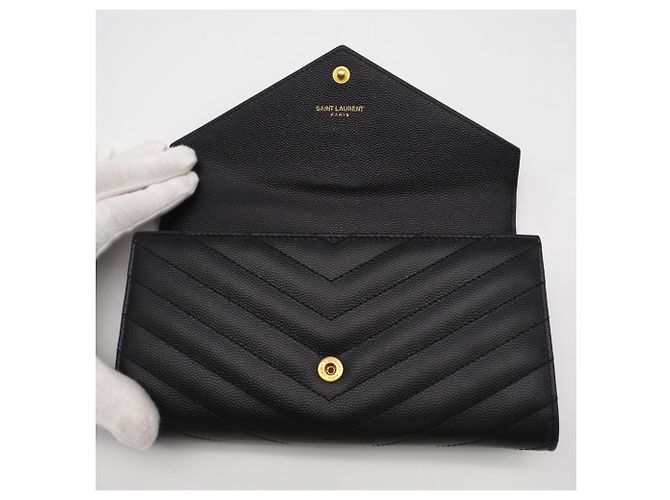 Portafoglio Cassandra Large Flap Yves Saint Laurent Nero - vista 11