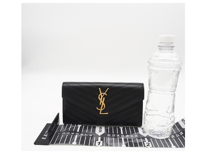 Portafoglio Cassandra Large Flap Yves Saint Laurent Nero - vista 3