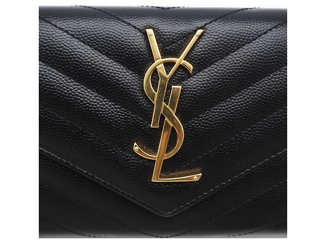 Portafoglio Cassandra Large Flap Yves Saint Laurent Nero - vista 9