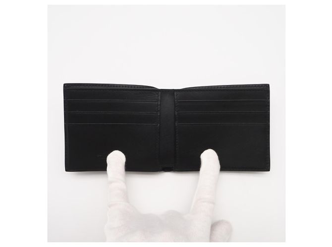 Portafoglio bi-fold Cassette Bottega Veneta Nero - vista 12