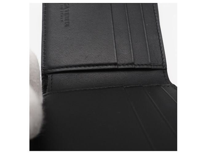 Portafoglio bi-fold Cassette Bottega Veneta Nero - vista 16