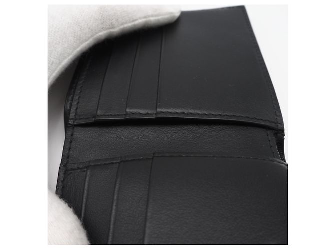 Portafoglio bi-fold Cassette Bottega Veneta Nero - vista 17