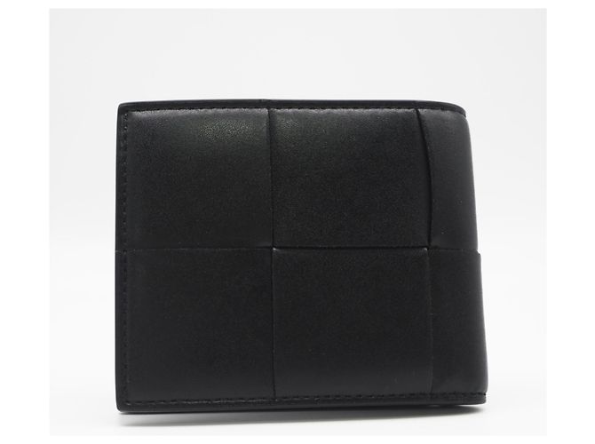 Portafoglio bi-fold Cassette Bottega Veneta Nero - vista 2