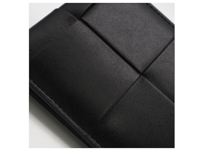 Portafoglio bi-fold Cassette Bottega Veneta Nero - vista 4