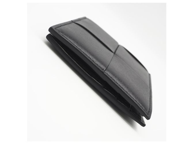 Portafoglio bi-fold Cassette Bottega Veneta Nero - vista 8