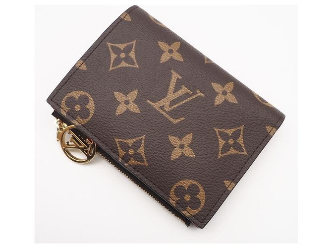 Louis Vuitton LV Bloom Mini Trifold Wallet Braun Rot Beige - Ansicht 2