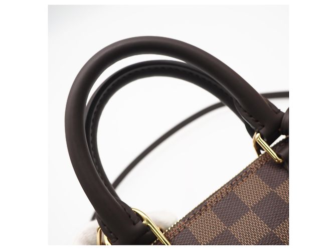 Borsa Louis Vuitton Damier Alma BB Marrone Beige - vista 12