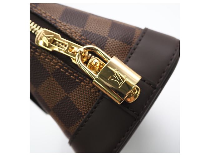 Borsa Louis Vuitton Damier Alma BB Marrone Beige - vista 17