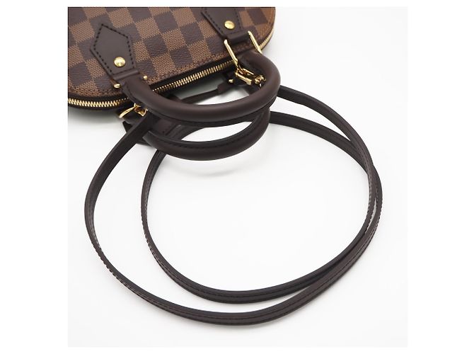 Borsa Louis Vuitton Damier Alma BB Marrone Beige - vista 6