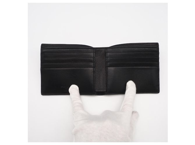 Portafoglio bi-fold Yves Saint Laurent Nero - vista 10