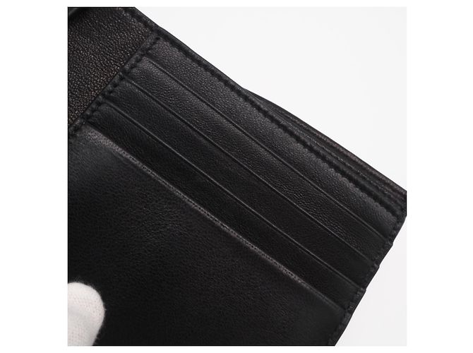 Portafoglio bi-fold Yves Saint Laurent Nero - vista 12
