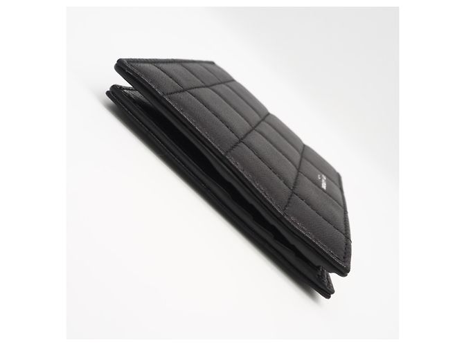 Portafoglio bi-fold Yves Saint Laurent Nero - vista 8