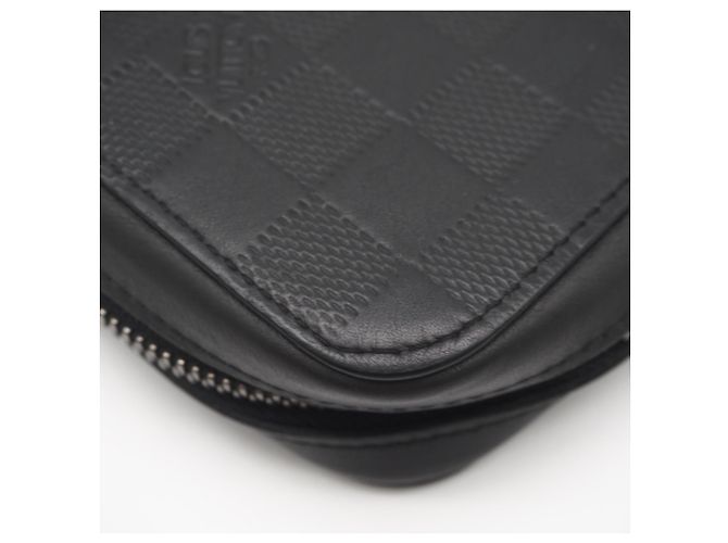 Portafoglio lungo Zippy XL Louis Vuitton Damier Infini Nero - vista 11