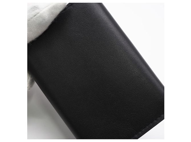 Mini billetera trifold de piel de becerro Louis Vuitton Negro - vista 4