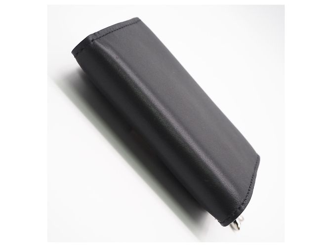 Mini billetera trifold de piel de becerro Louis Vuitton Negro - vista 7