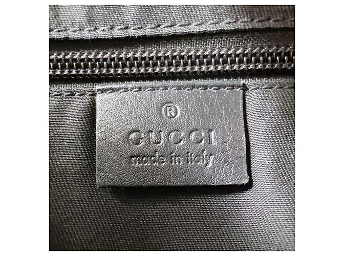 Borsa a tracolla Gucci in pelle GG Crystal nero rosso bianco - vista 16