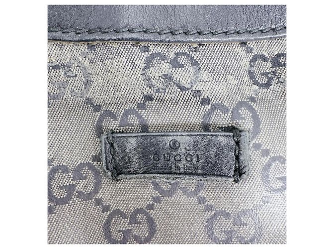 Borsa a tracolla Gucci in pelle GG Crystal nero rosso bianco - vista 18