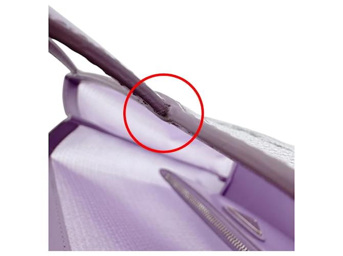 Borsa Tote Prada Purple Spangled Porpora - vista 11