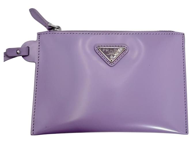 Borsa Tote Prada Purple Spangled Porpora - vista 12