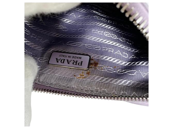 Borsa Tote Prada Purple Spangled Porpora - vista 16