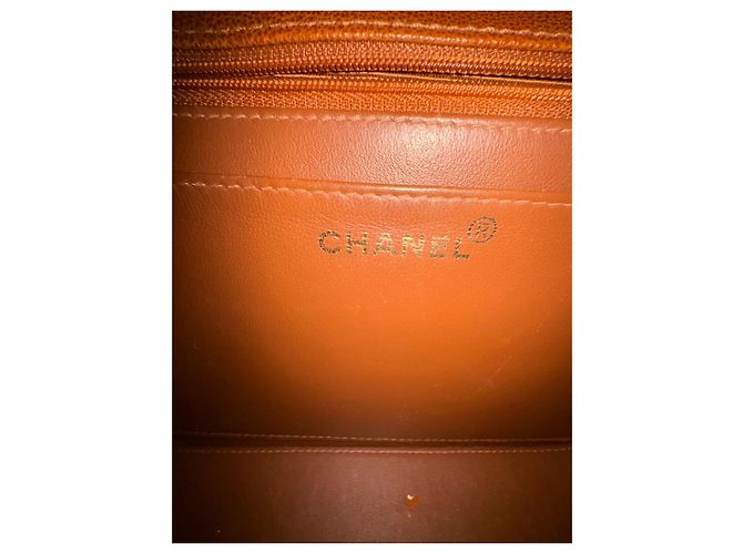 Borsa a tracolla in pelle trapuntata Chanel Marrone - vista 14