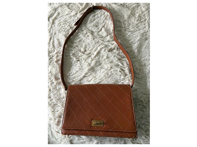 Borsa a tracolla in pelle trapuntata Chanel Marrone - vista 2