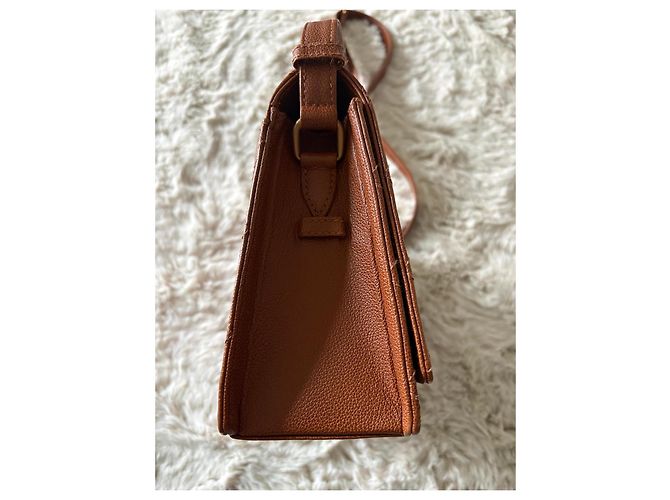 Borsa a tracolla in pelle trapuntata Chanel Marrone - vista 7