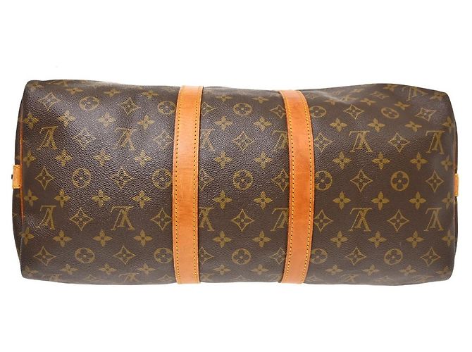 Louis Vuitton Keepall Bandoulière Monogram 45 Marrone - vista 7