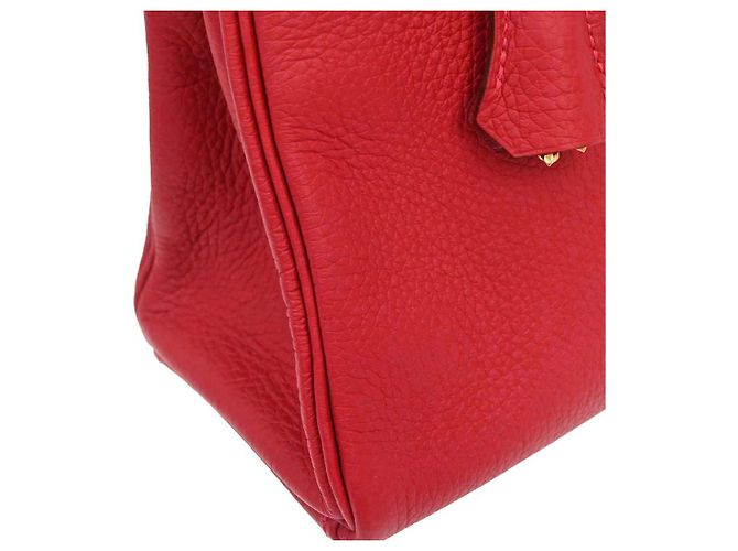 Hermès Hermes Kelly retourné Clémence Taurillon 28 Rosso - vista 4