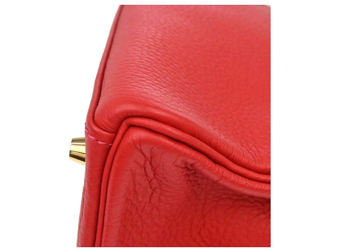 Hermès Hermes Kelly retourné Clémence Taurillon 28 Rosso - vista 7
