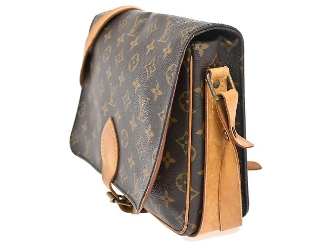 Louis Vuitton Cartouchiere Monogram GM Marrone - vista 3