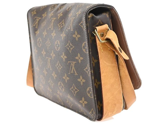 Louis Vuitton Cartouchiere Monogram GM Marrone - vista 4