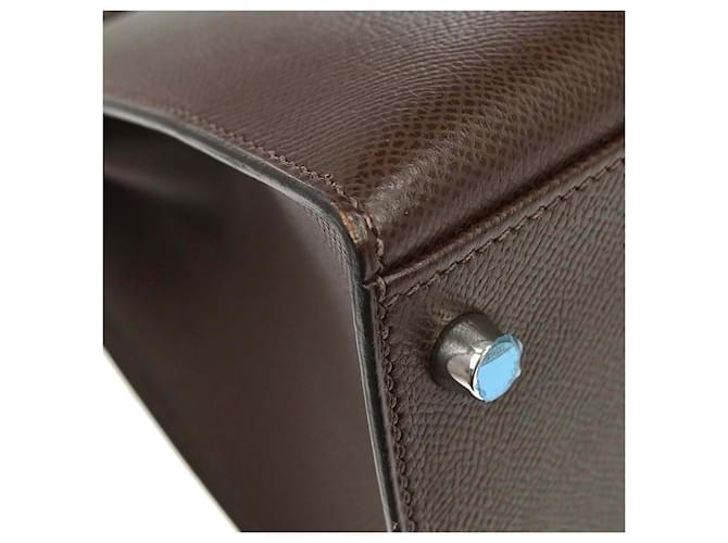 Hermès Hermes Kelly Sellier Epsom Marrone - vista 6