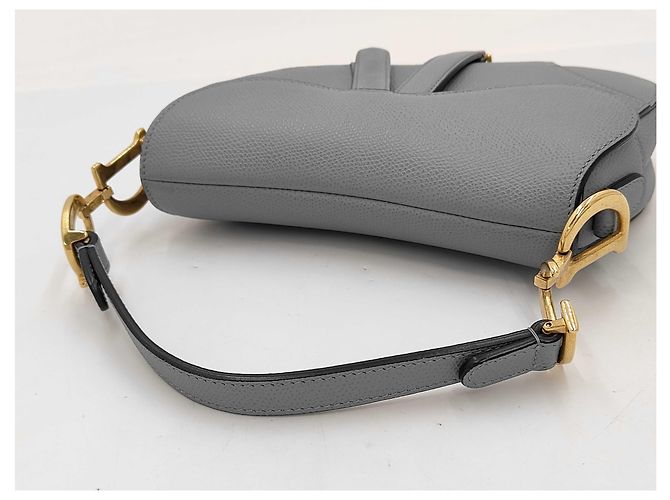 Christian Dior Saddle Leather Mini Marrone - vista 4