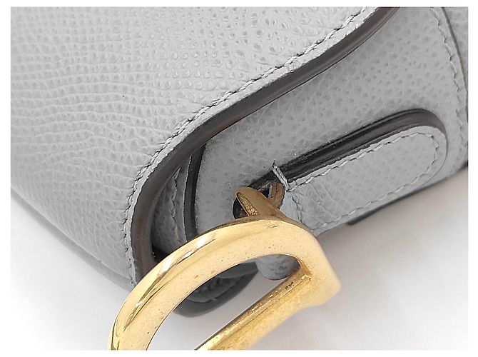 Christian Dior Saddle Leather Mini Marrone - vista 6