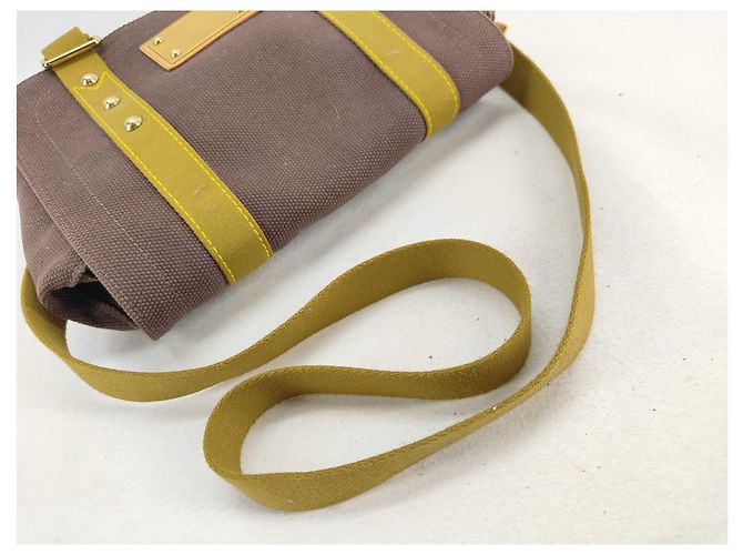 Louis Vuitton Antigua Besace Messenger Canvas Marrone - vista 3