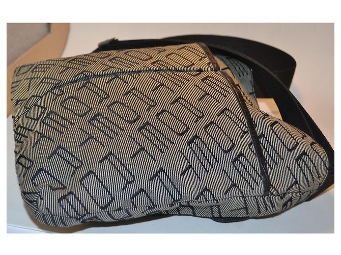 Etro Monogramm Umhängetasche Schwarz Beige - Ansicht 4