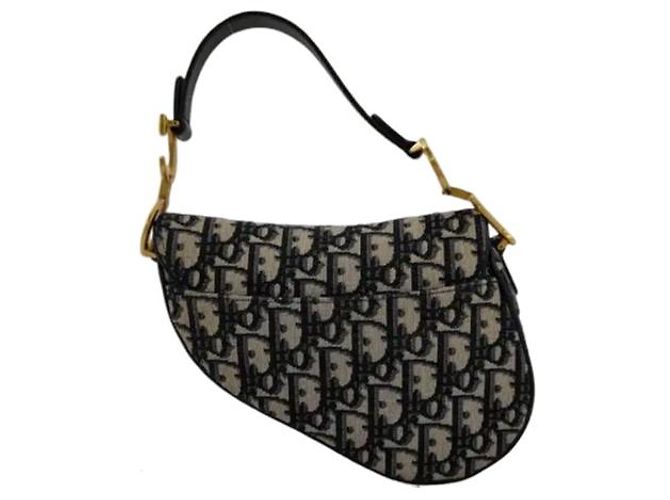 Christian Dior Saddle Oblique Canvas Mini Beige - vista 2