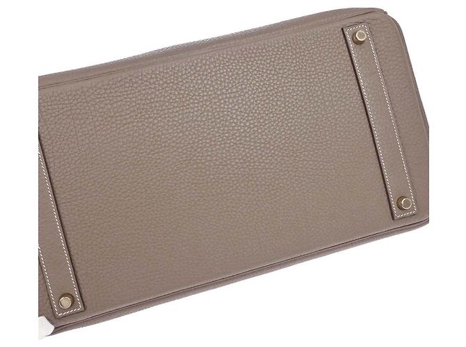 Hermès Hermes Birkin Etoupe Togo con Gold Hardware 40 Marrone - vista 4