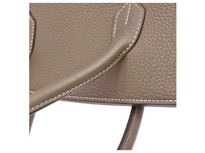 Hermès Hermes Birkin Etoupe Togo con Gold Hardware 40 Marrone - vista 5