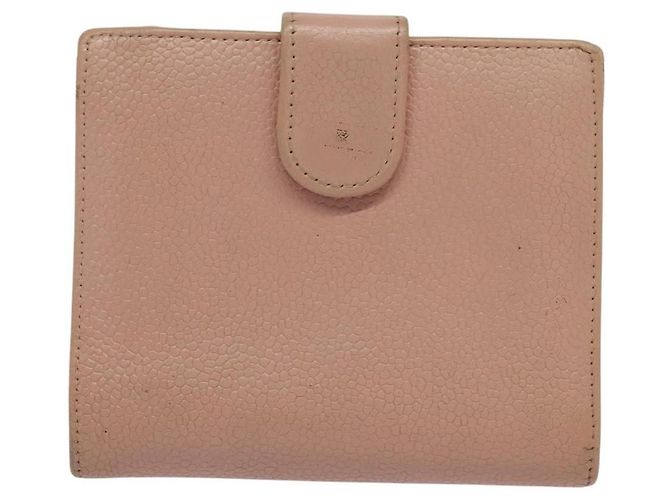 Chanel Timeless CC Trifold Caviar Compact Rosa - vista 2
