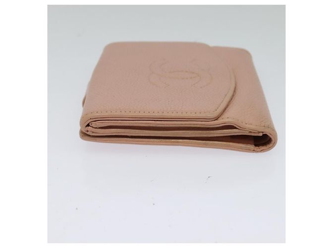 Chanel Timeless CC Trifold Caviar Compact Rosa - vista 3