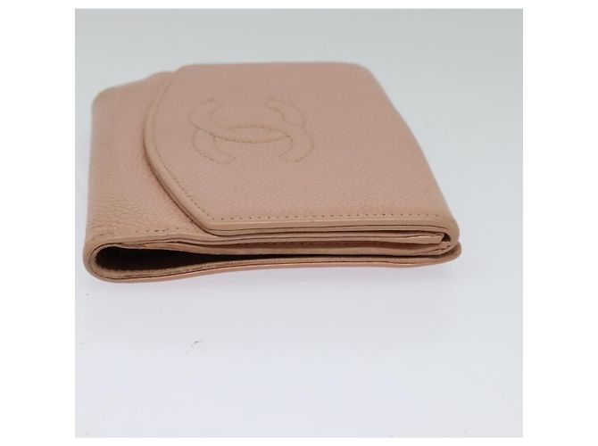 Chanel Timeless CC Trifold Caviar Compact Rosa - vista 4