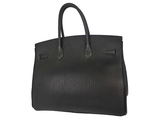 Hermès Hermes Birkin Black Togo con Gold Hardware 35 Nero - vista 2