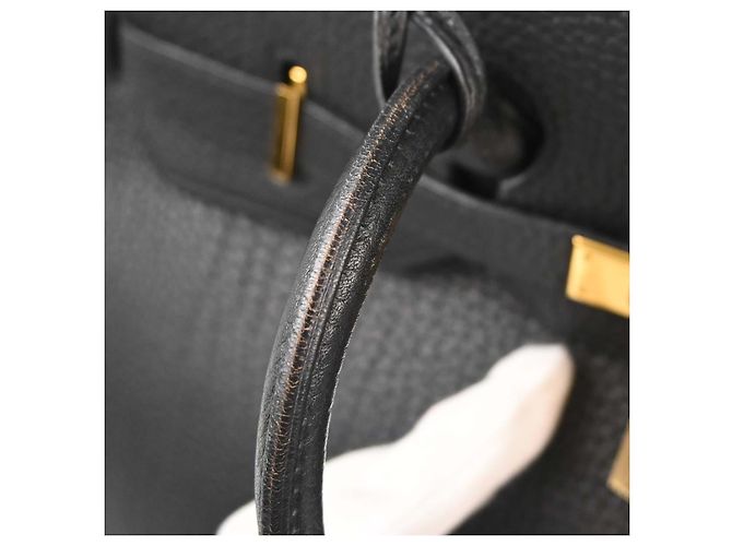 Hermès Hermes Birkin Black Togo con Gold Hardware 35 Nero - vista 7