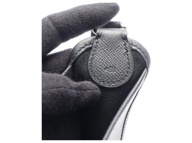 Hermès Borsa a tracolla Hermes Vespa PM Nero - vista 5