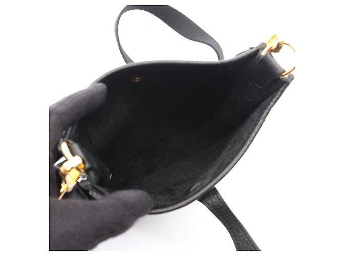 Hermès Borsa a tracolla Hermes Evelyne TPM Amazon Nero - vista 3